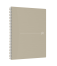 Oxford Origins notesbog - A4+ – blødt omslag – dobbelttråd – 5x5 – 140 sider – SCRIBZEE®-kompatibel – sandfarvet - 400150009_1300_1685149600