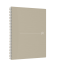 Oxford Origins Anteckningsbok - A4+ – Mjukt omslag – Dubbel spiralbindning – 5 x 5 – 140 sidor – SCRIBZEE ®-kompatibel – Sand - 400150009_1300_1686143192