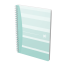 OXFORD Cahier Iconic - A5 - Couverture souple - Reliure intégrale - Ligné - 120 pages - Compatible SCRIBZEE® - Vert de mer - 400161863_1300_1686158918