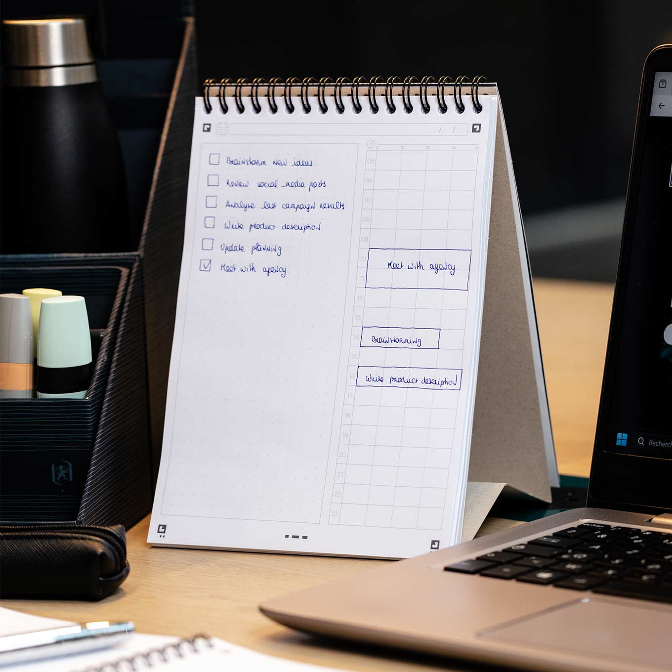 Task Management Notebook Grid Notepads and notebooks for to-do lists - Oxford Task Manager