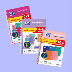 Pack promocional espiral sin microperforado 2025