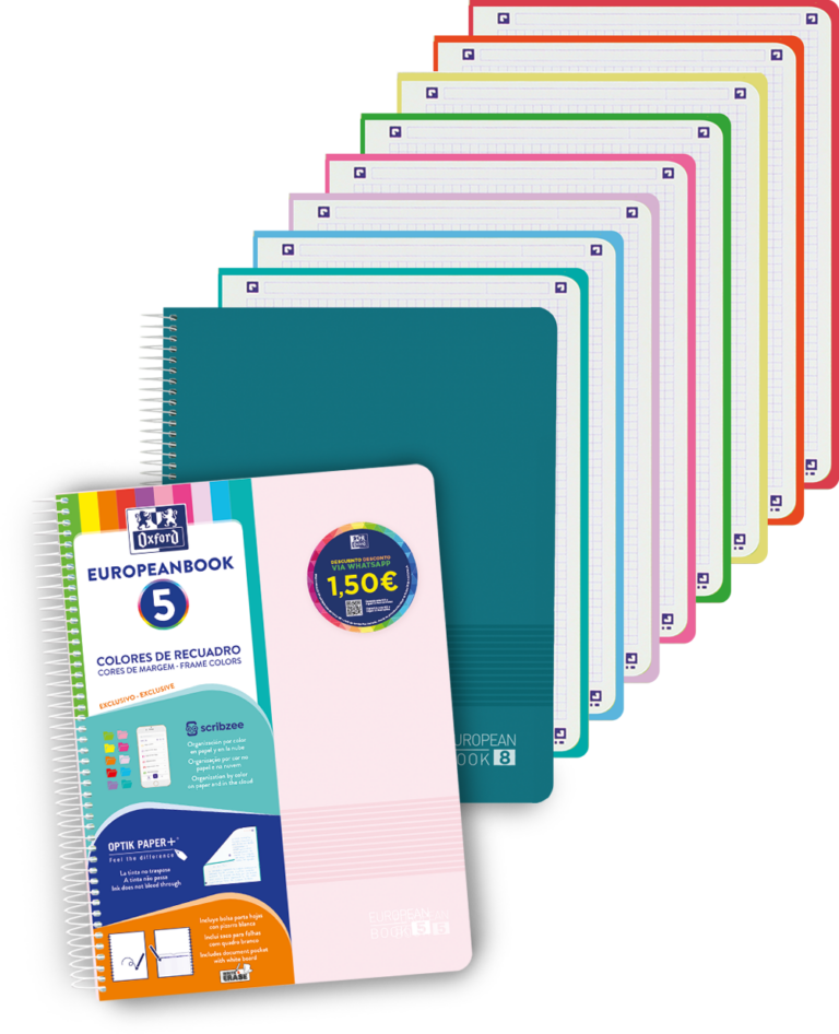 Cuaderno Europeanbook 5 y 8 Live&Go de Oxford