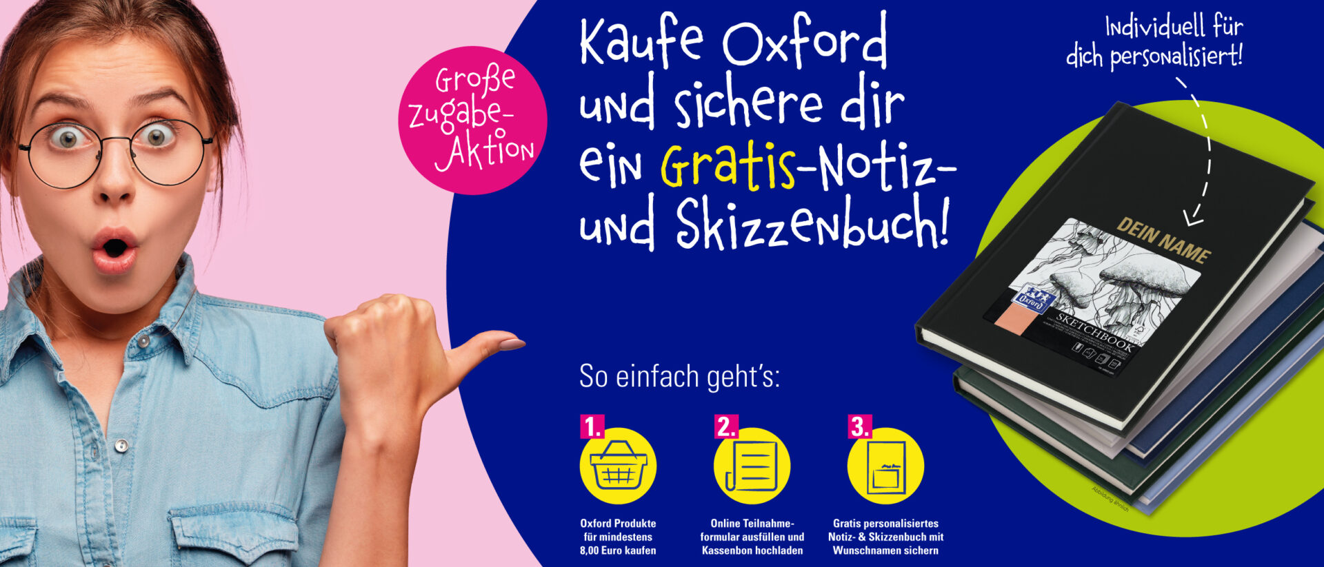 Oxford Banner Zugabeaktion