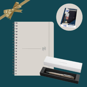 Set cuaderno profesional espiral Identity de Oxford y bolígrafo jazz noble de Pelikan